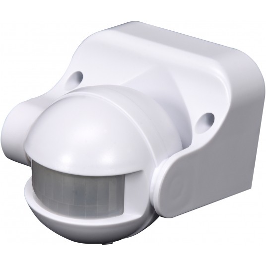 CZUJNIK RUCHU PIR IP44 BIAŁY -zdjęcie numer 1