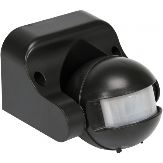 CZUJNIK RUCHU PIR IP44 CZARNY -zdjęcie numer 2