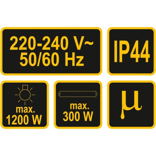 CZUJNIK RUCHU PIR IP44 CZARNY -zdjęcie numer 6