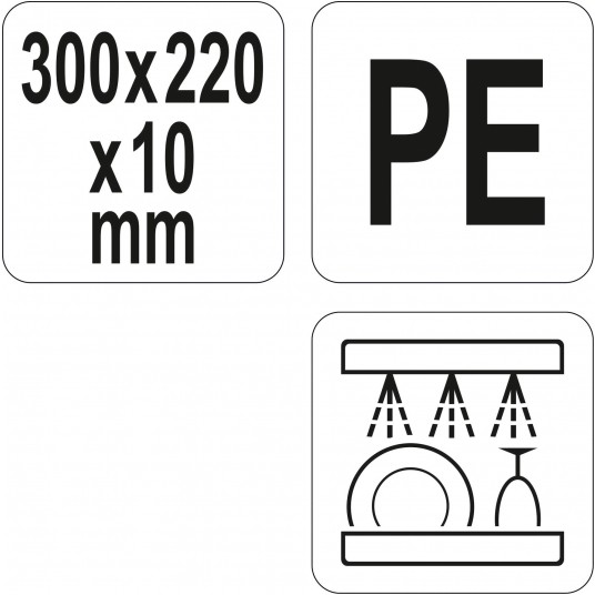 DESKA DO KROJENIA 300x220x10 BIAŁA -zdjęcie numer 3