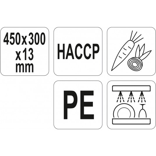 DESKA DO KROJENIA 450x300x13 ZIELONA -zdjęcie numer 3