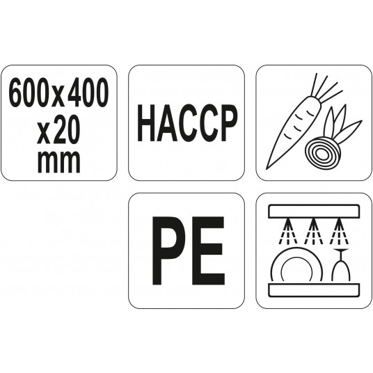 DESKA DO KROJENIA 600x400x20 ZIELONA -zdjęcie numer 3