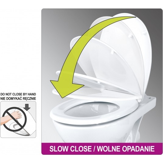 DESKA WC PP-D WOLNOOPADAJĄCA WYPINANA -zdjęcie numer 8