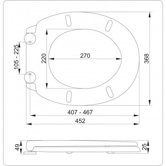DESKA WC SUPER SLIM-D UF WOLNOOPADAJĄCA -zdjęcie numer 5
