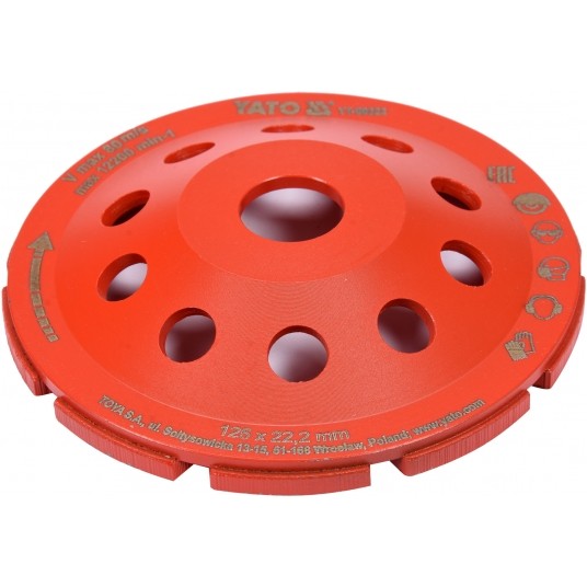 DIAMENTOWA TARCZA SZLIFIERSKA 125MM -zdjęcie numer 3