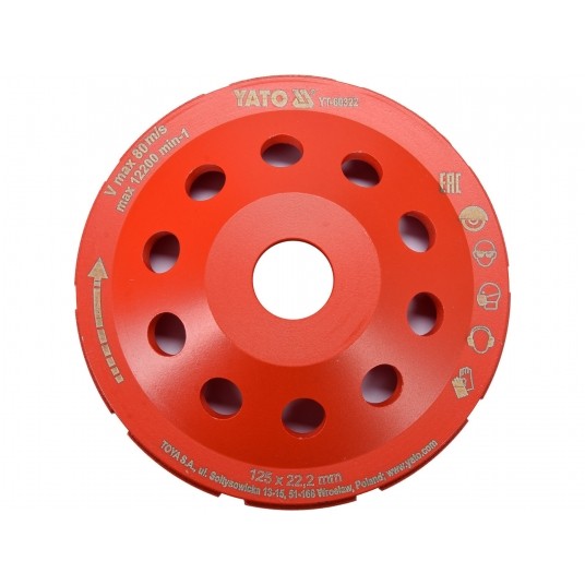 DIAMENTOWA TARCZA SZLIFIERSKA 125MM -zdjęcie numer 1