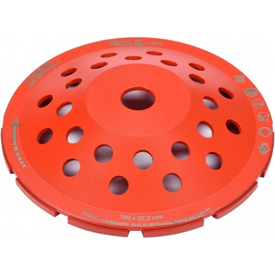 DIAMENTOWA TARCZA SZLIFIERSKA 180MM M14 -zdjęcie numer 3