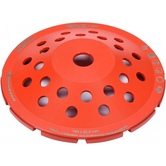 DIAMENTOWA TARCZA SZLIFIERSKA 180MM M14 -zdjęcie numer 3