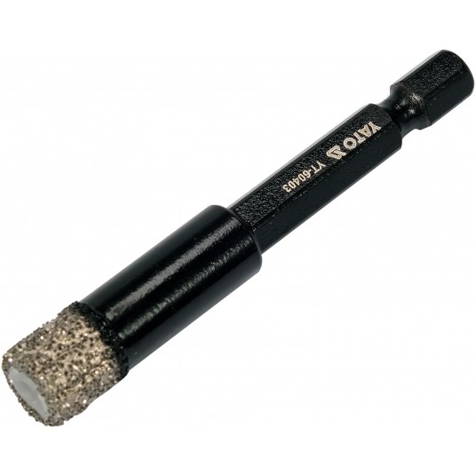 DIAMENTOWE WIERTŁO DO GRESU 10MM HEX -zdjęcie numer 2