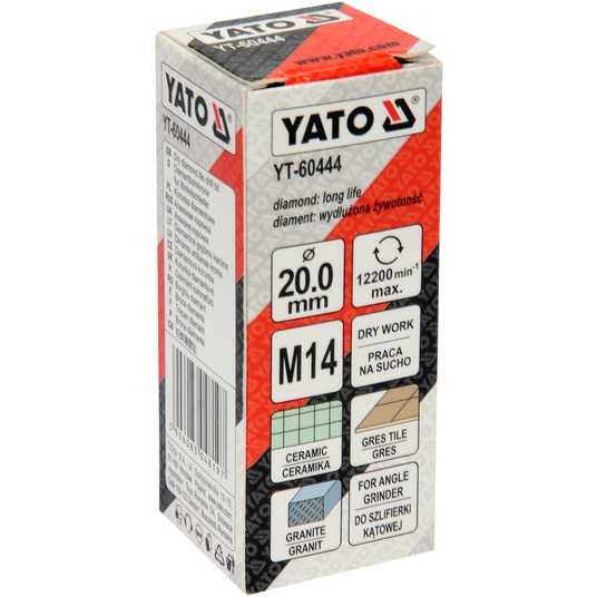 DIAMENTOWE WIERTŁO DO GRESU 20MM -zdjęcie numer 3