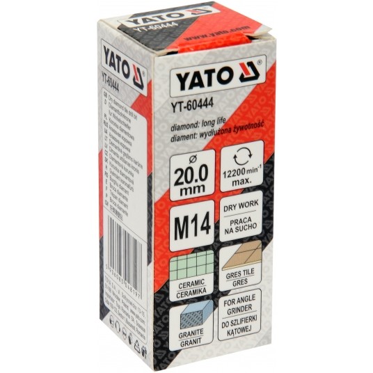 DIAMENTOWE WIERTŁO DO GRESU 20MM -zdjęcie numer 3