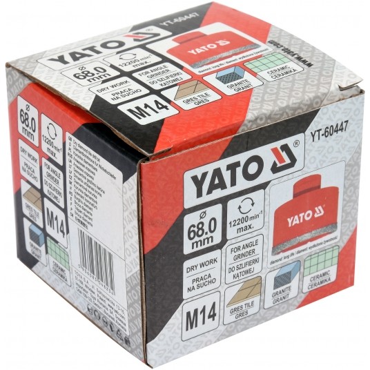 DIAMENTOWE WIERTŁO DO GRESU 68MM -zdjęcie numer 3