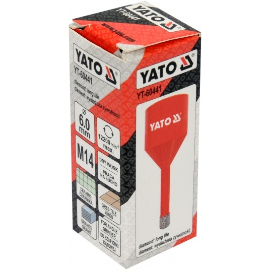 DIAMENTOWE WIERTŁO DO GRESU 6MM -zdjęcie numer 3