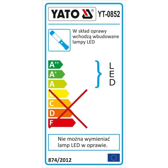 DIODOWA LAMPA WARSZTATOWA 60+1 LED -zdjęcie numer 6