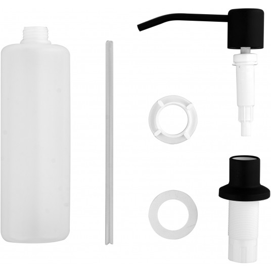 DOZOWNIK PŁYNU DO NACZYŃ CZARNY -zdjęcie numer 3