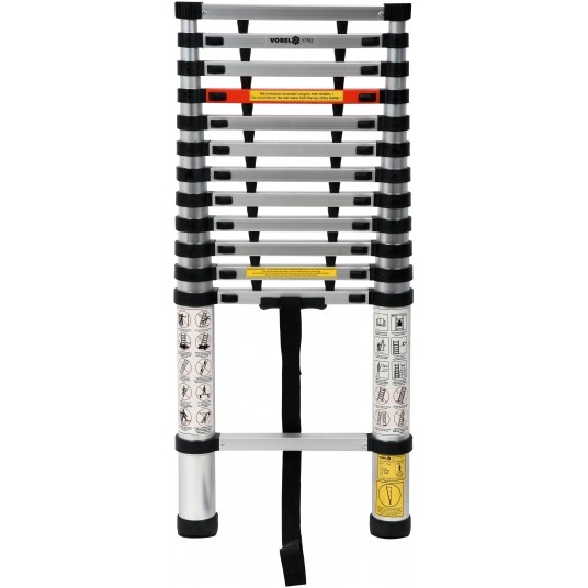 DRABINA ALU TELESKOPOWA 3,8M 13 STOPNI -zdjęcie numer 3
