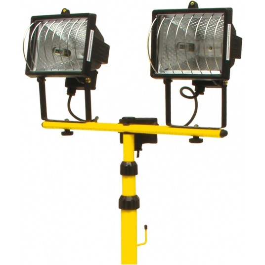 DWIE LAMPY HALOGENOWE 400W 8600LM STOJAK -zdjęcie numer 1