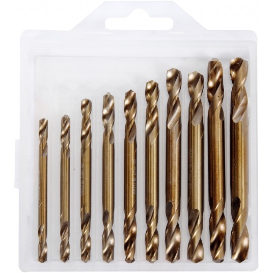 DWUSTRONNE WIERTŁA DO METALU 3-6MM 10SZT -zdjęcie numer 1