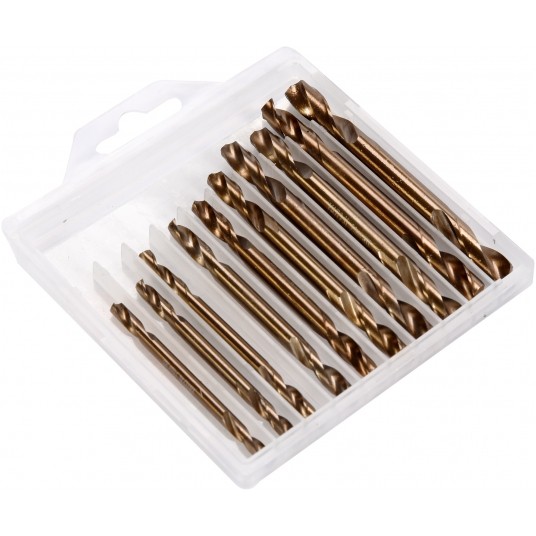 DWUSTRONNE WIERTŁA DO METALU 3-6MM 10SZT -zdjęcie numer 2