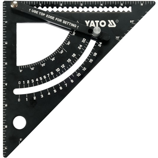 EKIERKA METALOWA -KĄTOWNIK 170 MM -zdjęcie numer 3