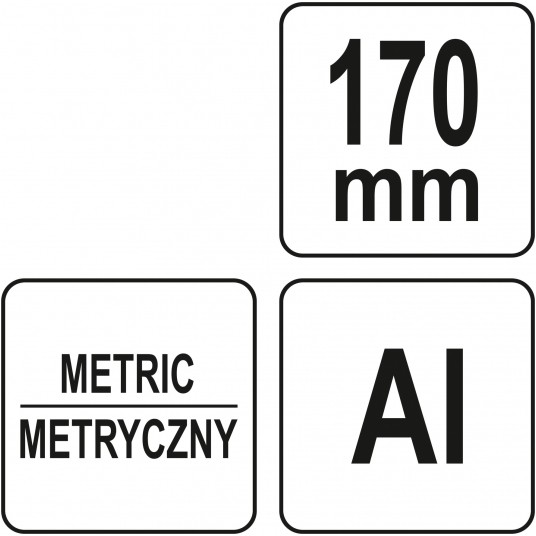 EKIERKA METALOWA -KĄTOWNIK 170 MM -zdjęcie numer 6
