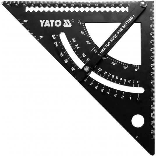 EKIERKA METALOWA -KĄTOWNIK 170 MM -zdjęcie numer 4