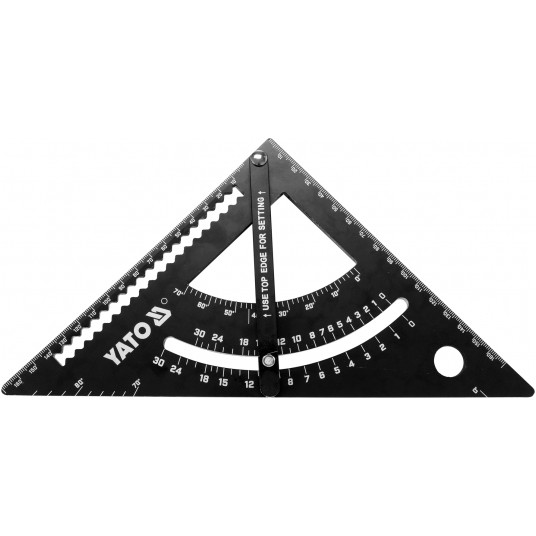 EKIERKA METALOWA -KĄTOWNIK 170 MM -zdjęcie numer 2