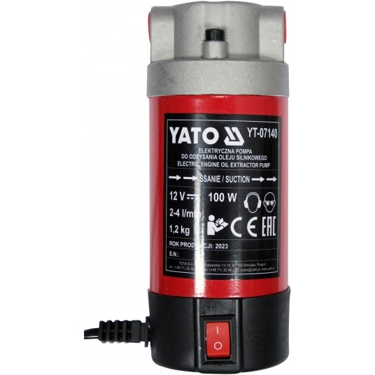 ELEKTRYCZNA POMPA DO ODSYSANIA OLEJU 12v -zdjęcie numer 3