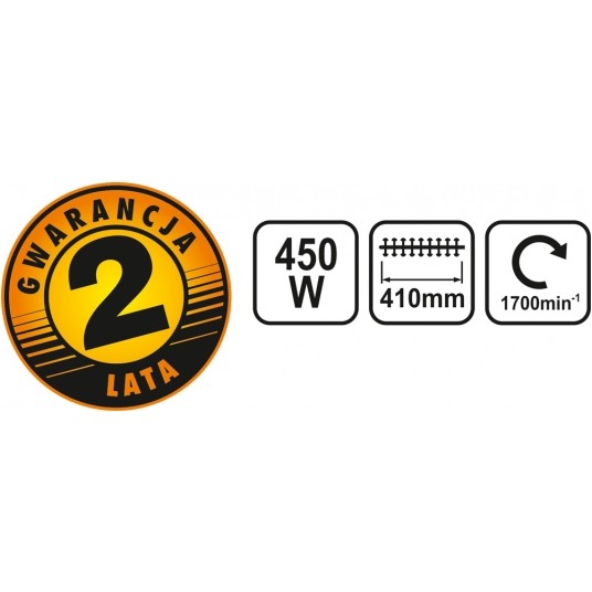 ELEKTRYCZNE NOŻYCE DO ŻYWOPŁOTU 450W -zdjęcie numer 4