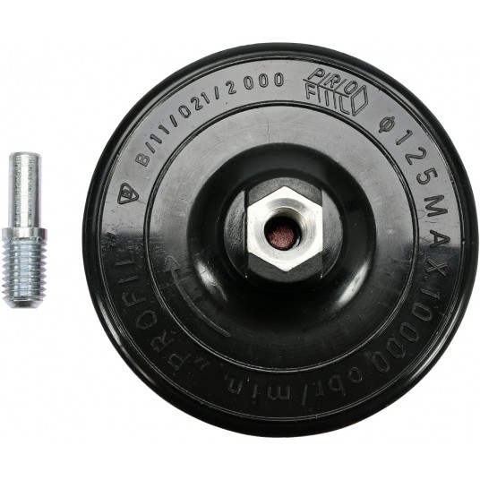 EURO DYSK DO KĄTÓWKI 125MM Z TRZPIENIEM -zdjęcie numer 1