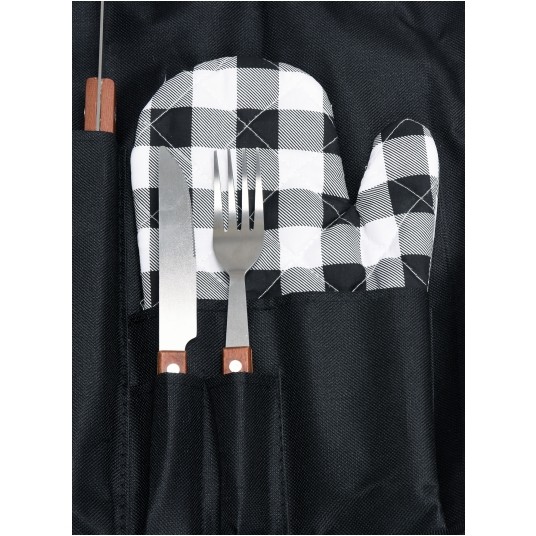FARTUCH DO GRILLOWANIA Z AKCESORIAMI-8SZ -zdjęcie numer 4