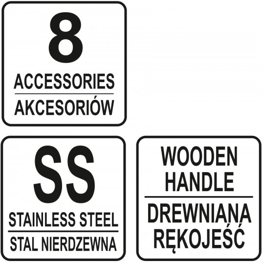 FARTUCH DO GRILLOWANIA Z AKCESORIAMI-8SZ -zdjęcie numer 6