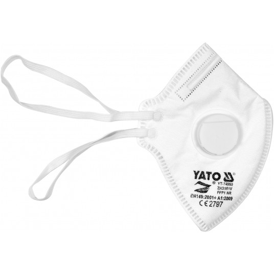 FFP1 PÓŁMASKI PRZECIWPYŁOWE ZAWÓR 5SZT -zdjęcie numer 2
