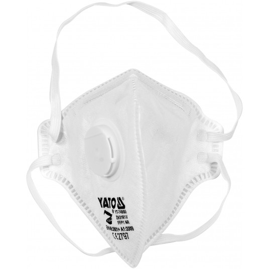 FFP1 PÓŁMASKI PRZECIWPYŁOWE ZAWÓR 5SZT -zdjęcie numer 1