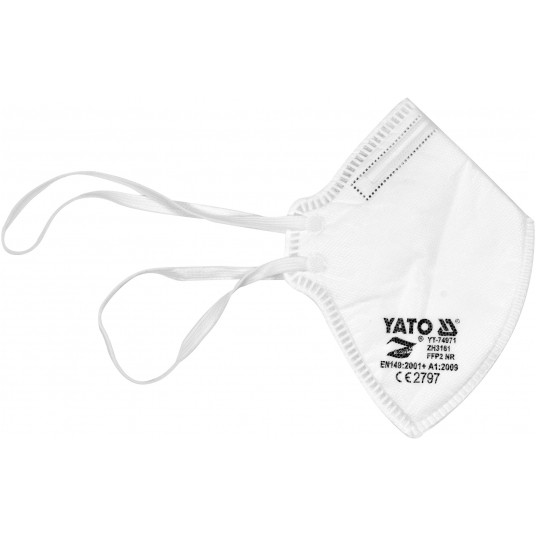 FFP2 PÓŁMASKI PRZECIWP. BEZ ZAWORU 5SZT -zdjęcie numer 2