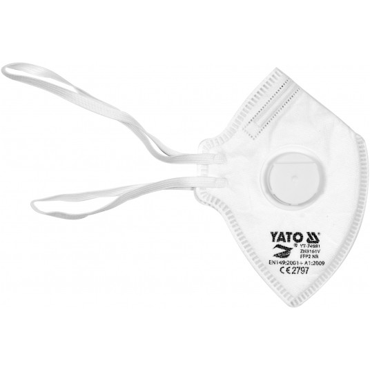 FFP2 PÓŁMASKI PRZECIWPYŁOWE ZAWÓR 5SZT -zdjęcie numer 2