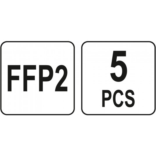 FFP2 PÓŁMASKI PRZECIWPYŁOWE ZAWÓR 5SZT -zdjęcie numer 4