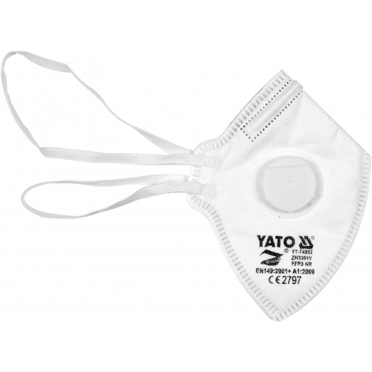 FFP3 PÓŁMASKI PRZECIWPYŁOWE ZAWÓR 5SZT -zdjęcie numer 2