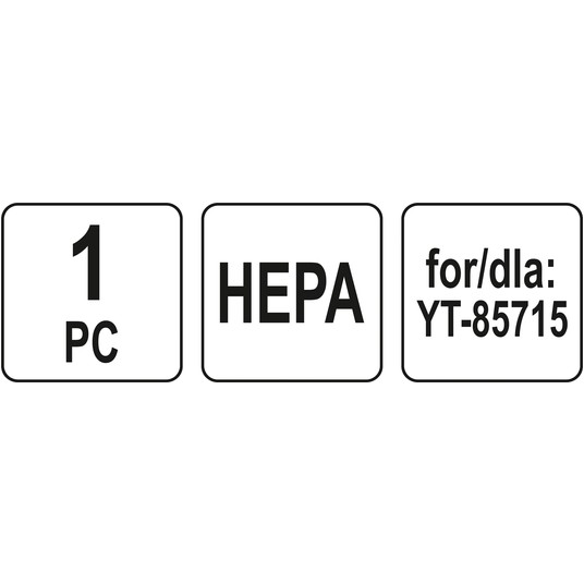 FILTR HEPA DO YT-85715 -zdjęcie numer 6