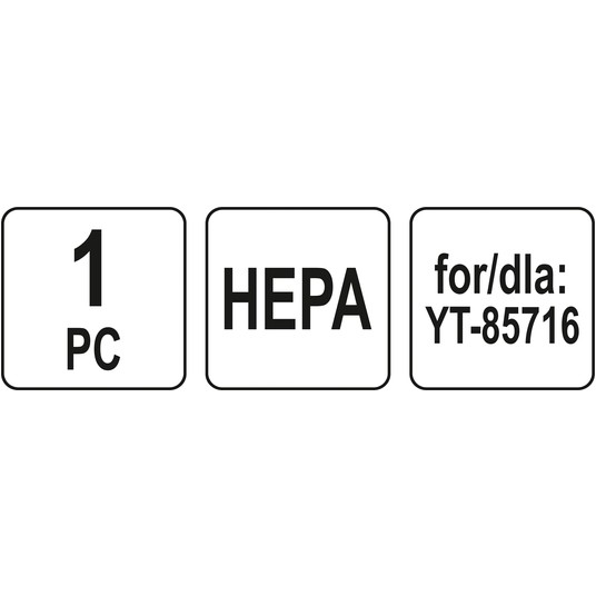 FILTR HEPA DO YT-85716 -zdjęcie numer 6
