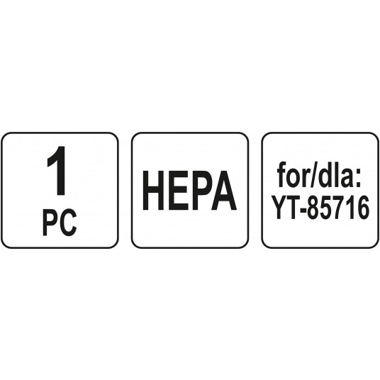FILTR HEPA DO YT-85716 -zdjęcie numer 6