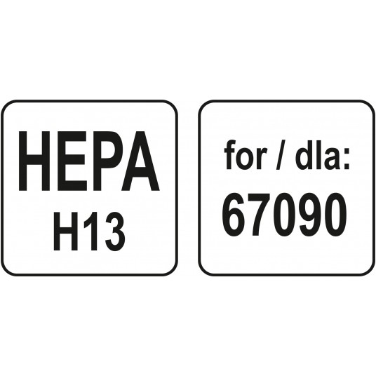 FILTR HEPA H13 DO ODKURZACZA 67090 -zdjęcie numer 5