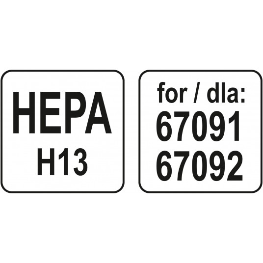 FILTR HEPA H13 DO ODKURZACZA 67091,67092 -zdjęcie numer 5