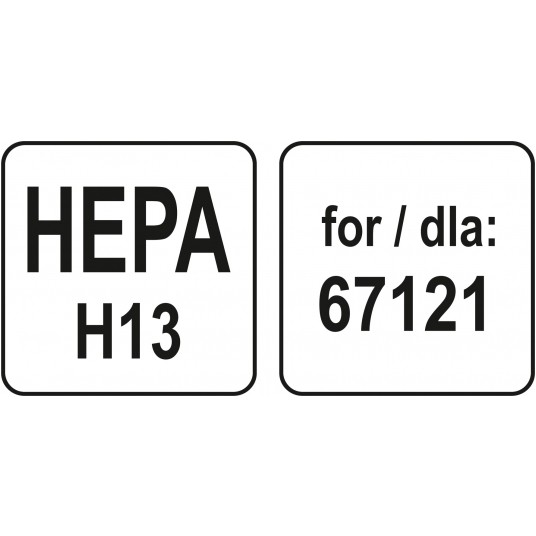 FILTR HEPA H13 DO ODKURZACZA 67121 -zdjęcie numer 5