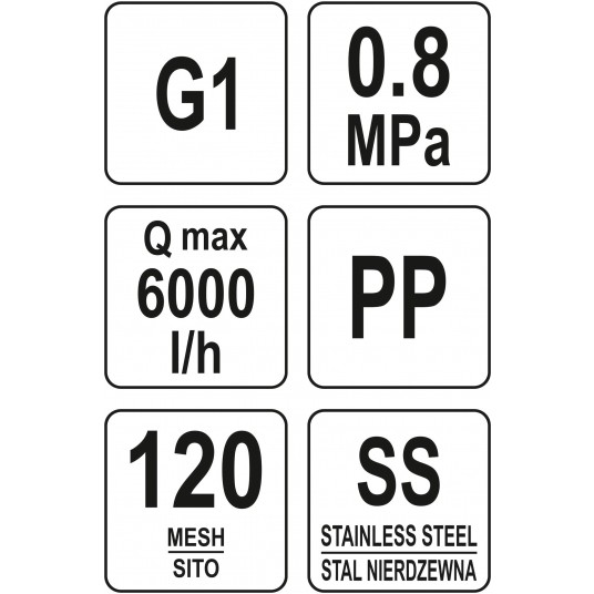 FILTR WODY 1'' SYSTEMU NAWADNIANIA -zdjęcie numer 7