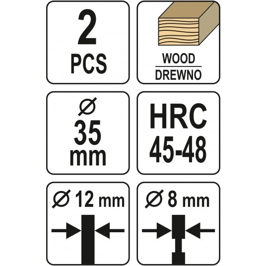 FLEKOWNIK-SĘKOWNIK DO DREWNA 35MM 2SZT. -zdjęcie numer 5