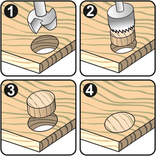 FLEKOWNIK-SĘKOWNIK DO DREWNA 35MM 2SZT. -zdjęcie numer 4
