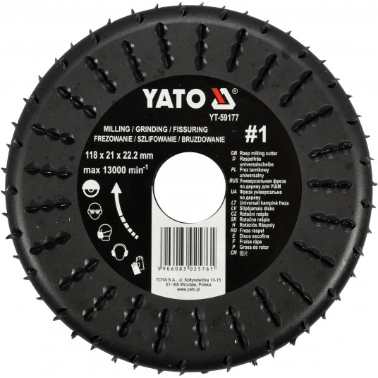 FREZ TARNIK PEŁNY 118mm -zdjęcie numer 1