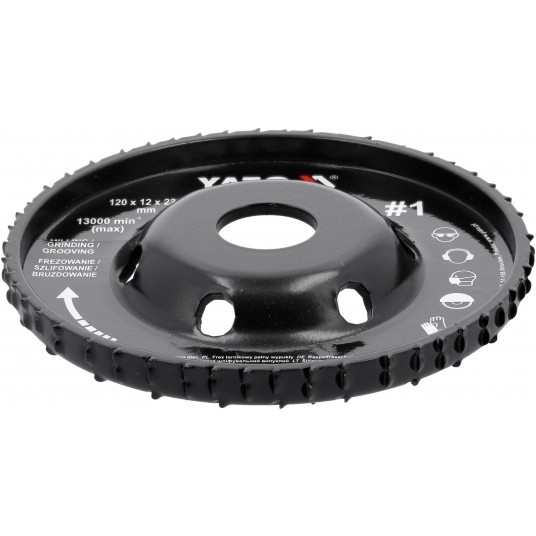 FREZ TARNIK PEŁNY WYPUKŁY 120X12 NR1 -zdjęcie numer 3