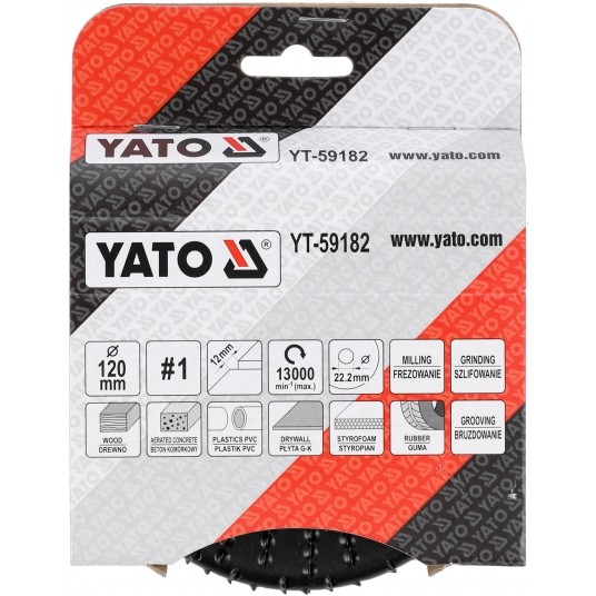 FREZ TARNIK PEŁNY WYPUKŁY 120X12 NR1 -zdjęcie numer 4